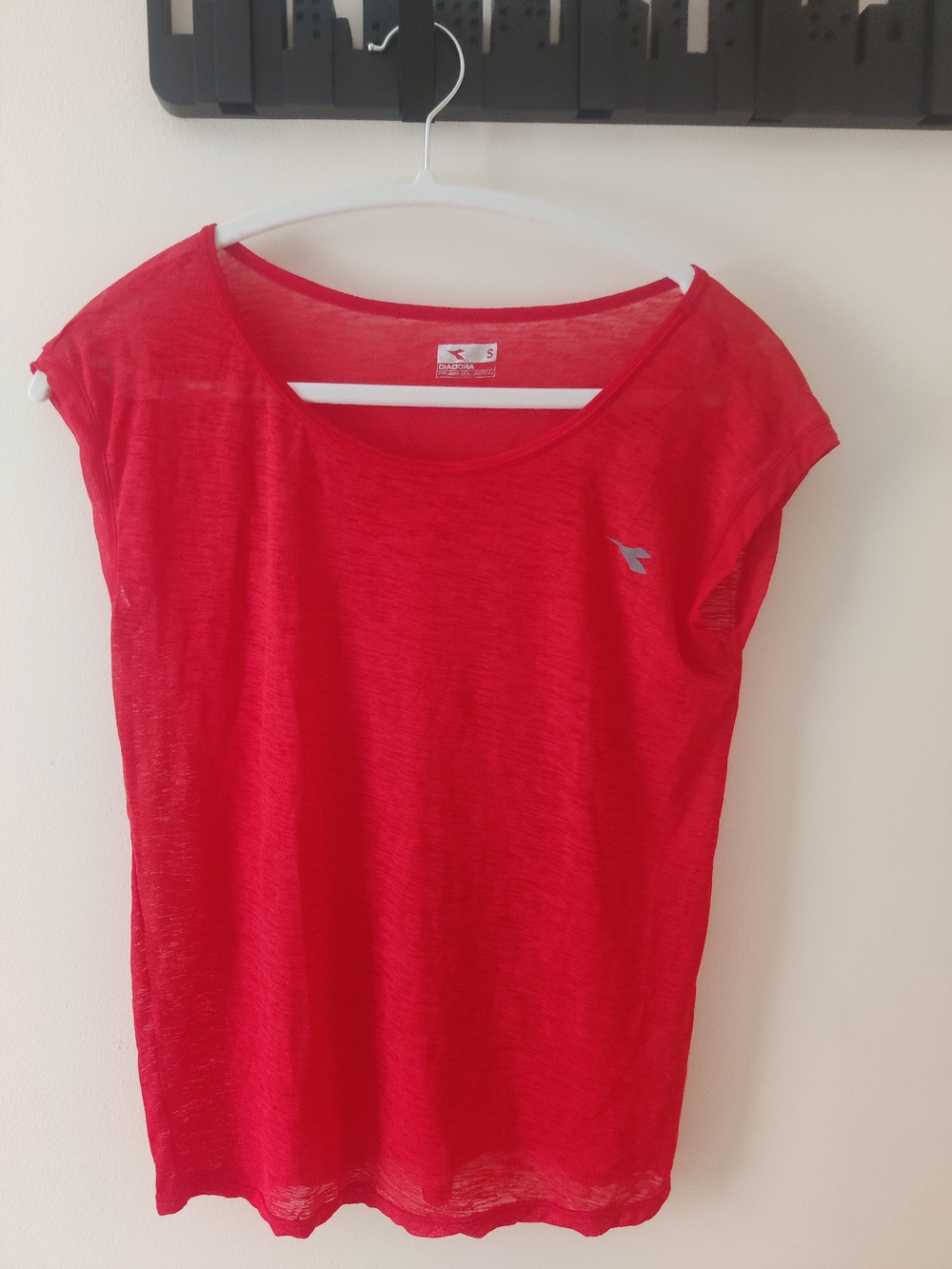 K-Way Bright Red Short Sleeve Scoop Tee